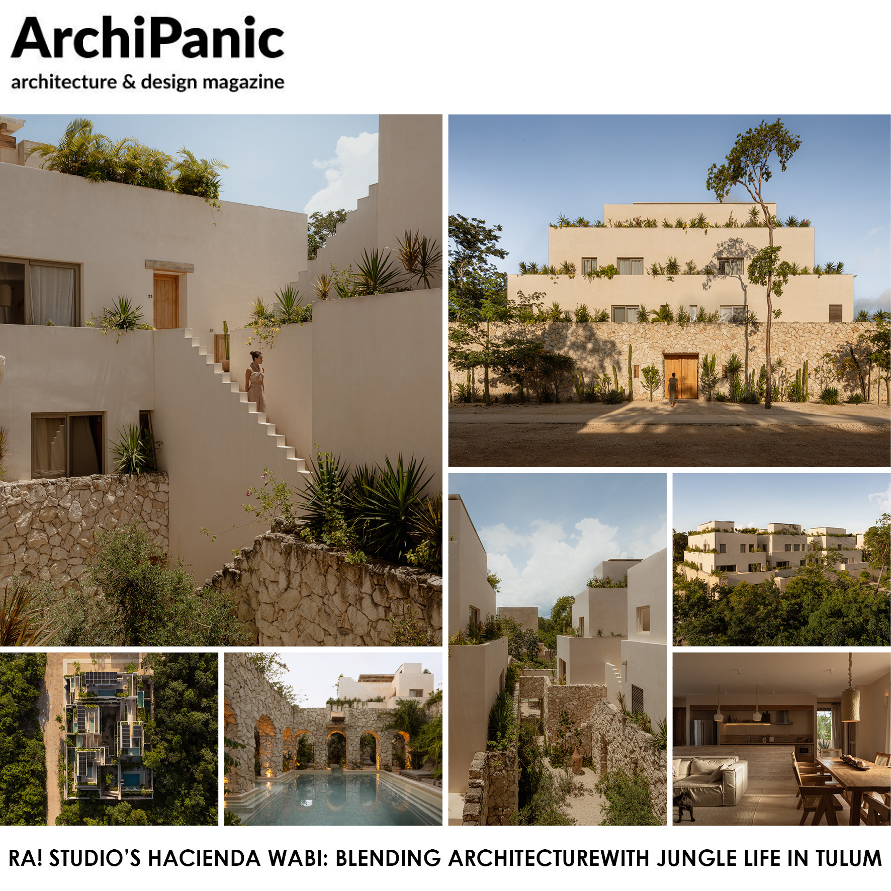 RA! Studio’s Hacienda Wabi: Blending Architecture with Jungle Life in Tulum