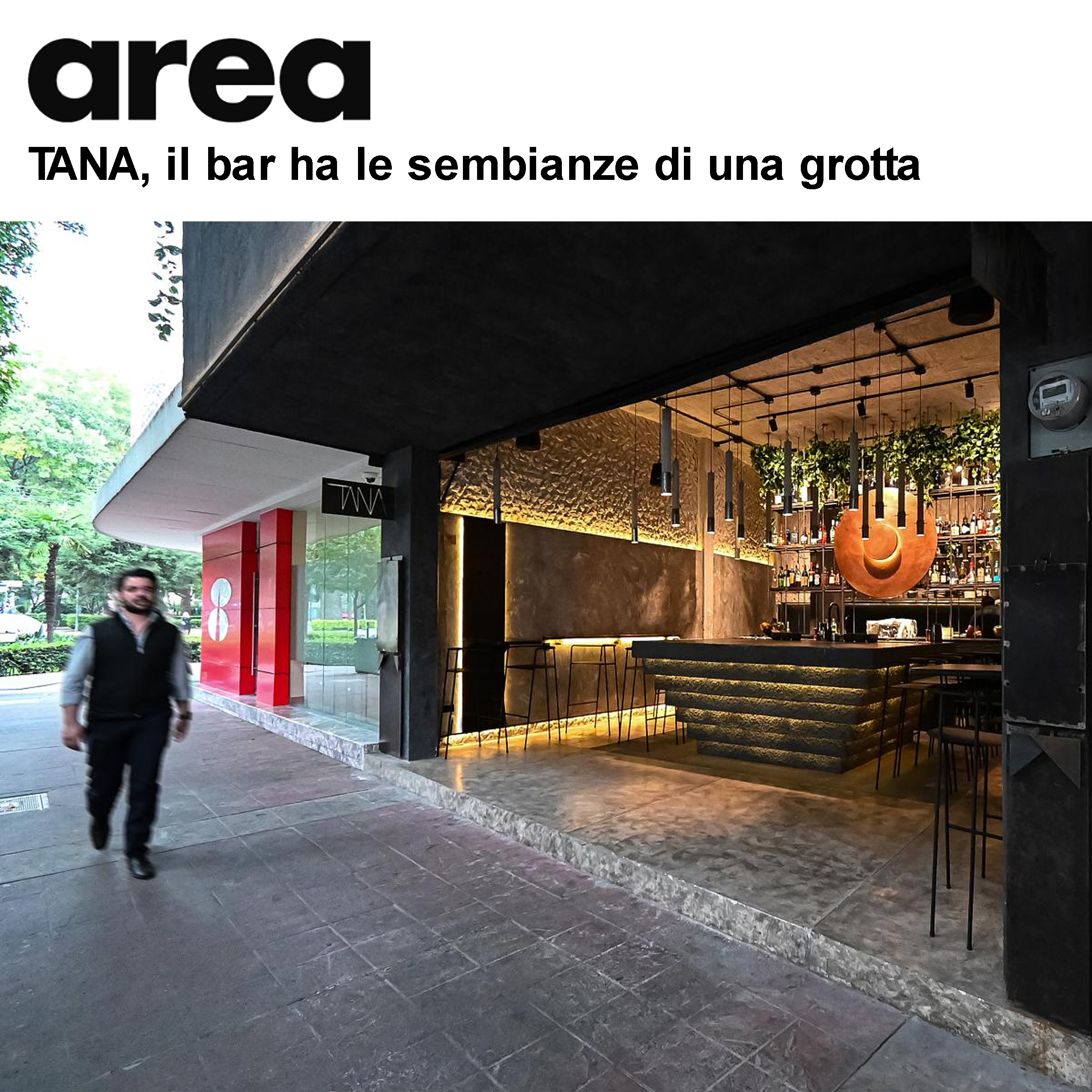 TANA, il bar ha le sembianze di una grotta