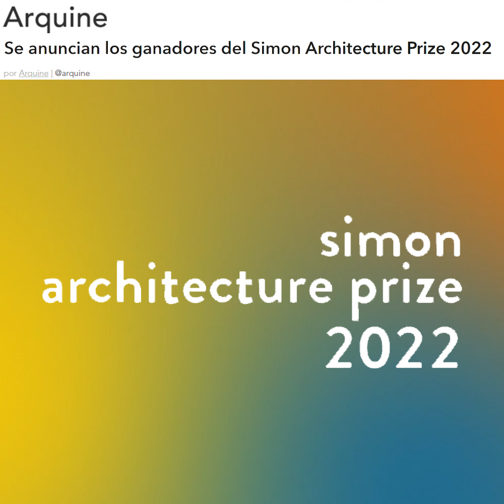 Se anuncian los ganadores del Simon Architecture Prize 2022