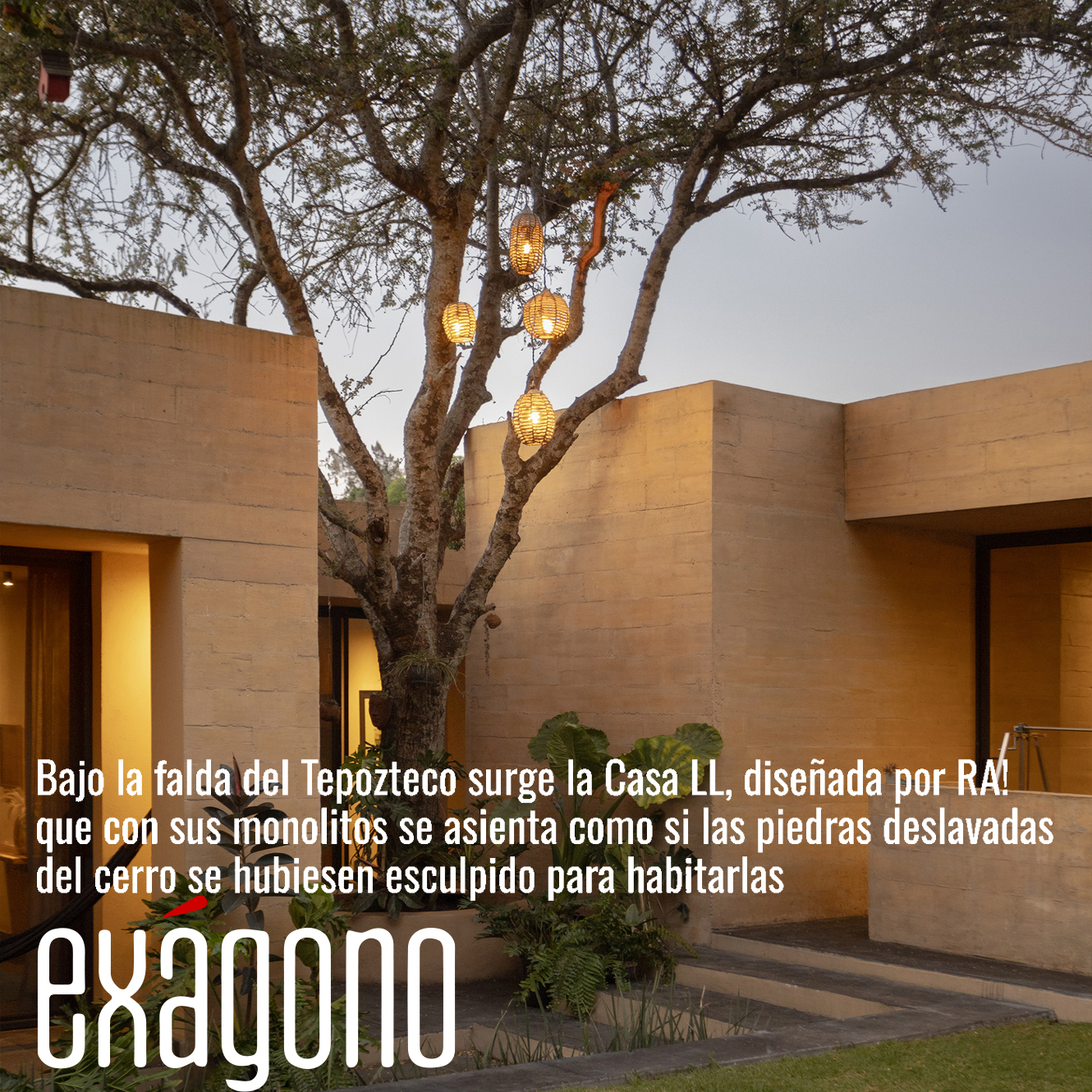 Bajo la falda del Tepozteco surge la Casa LL